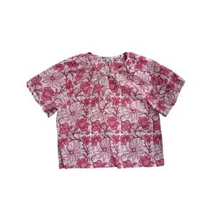 🌸 Natura Cotton Voile Blouse – Size M